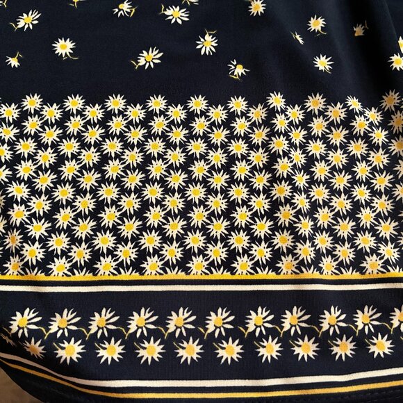 Max Studio Blue w/Border Printed Fit & Flare Dress - Size M - Picture 6 of 10